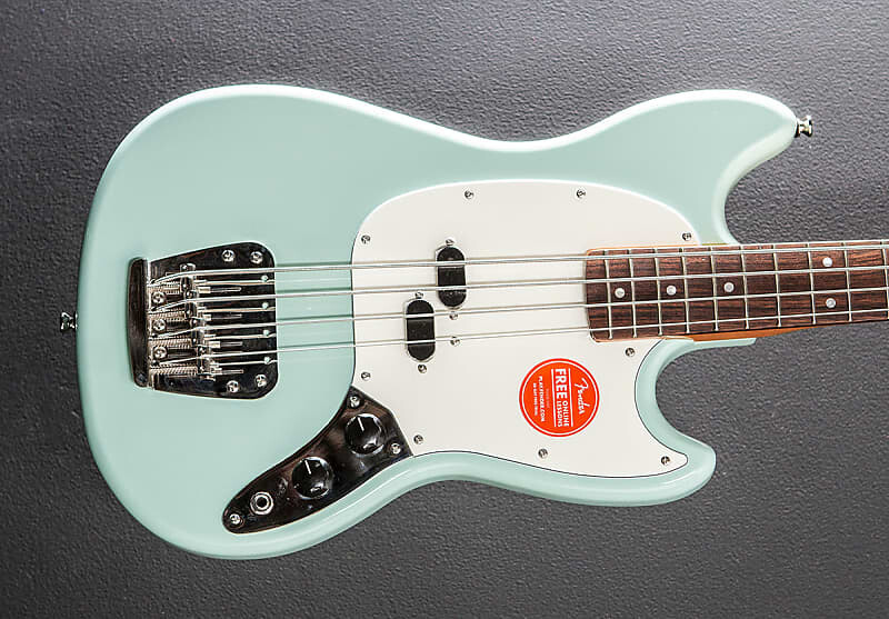 

Бас-гитара Classic Vibe 60’s Mustang Bass — серф-зеленый Squier Classic Vibe 60’s Mustang Bass -