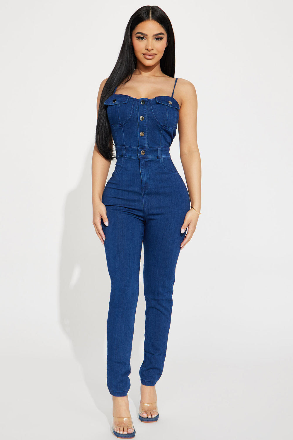 

Комбинезон Fashion Nova IP7961, деним