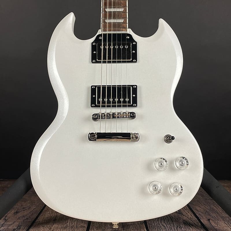 

Epiphone SG Muse — жемчужно-белый металлик