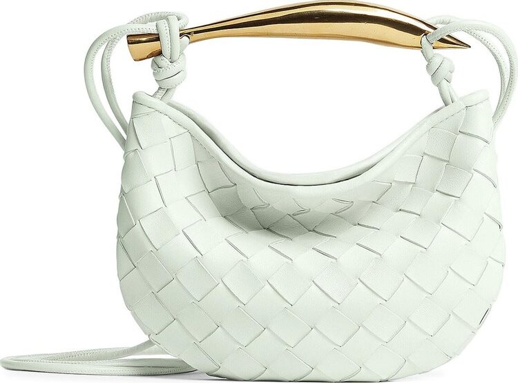 

Сумка Bottega Veneta Mini Sardine Bag Glacier/Muse Brass, синий