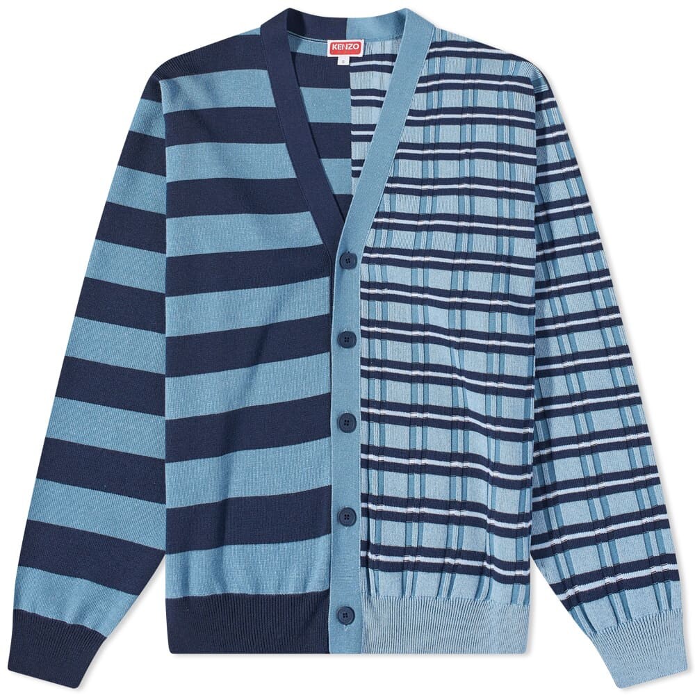 

Джемпер Kenzo Split Striped Cardigan, Синий