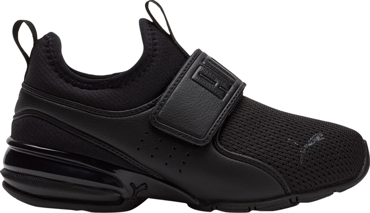 

Кроссовки Puma Axelion Slip-On Little Kid Triple Black, черный