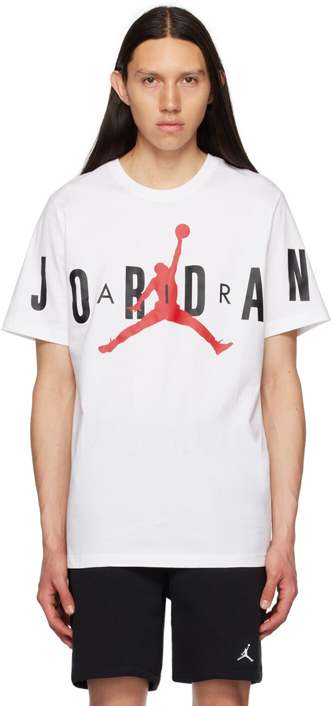 

Белая воздушная футболка Nike Jordan, Белый