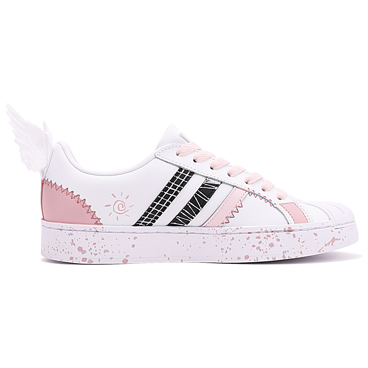 

Кроссовки adidas neo Streetcheck Skateboarding Shoes Women's Low-top Pink/white, белый