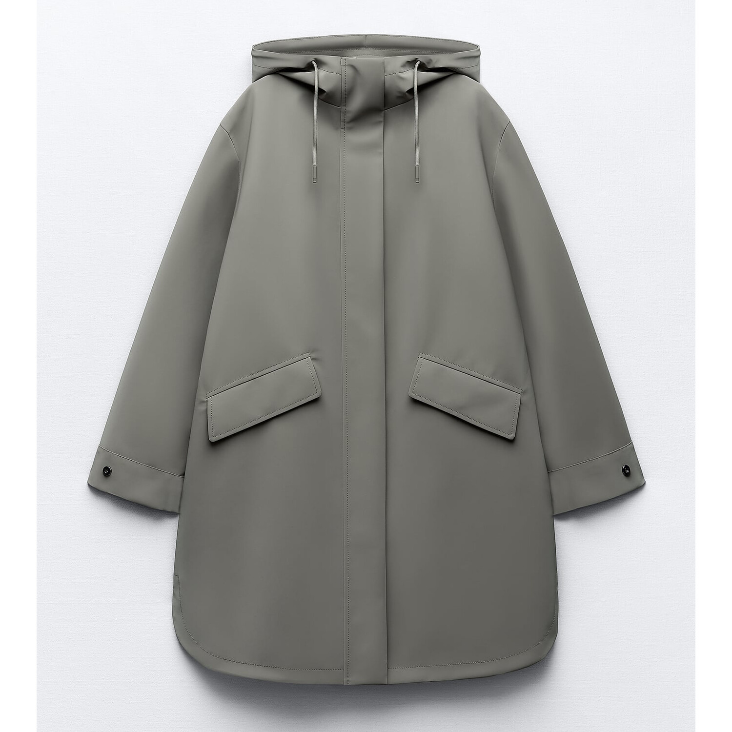 

Парка Zara Water And Wind Protection Rubberised, хаки