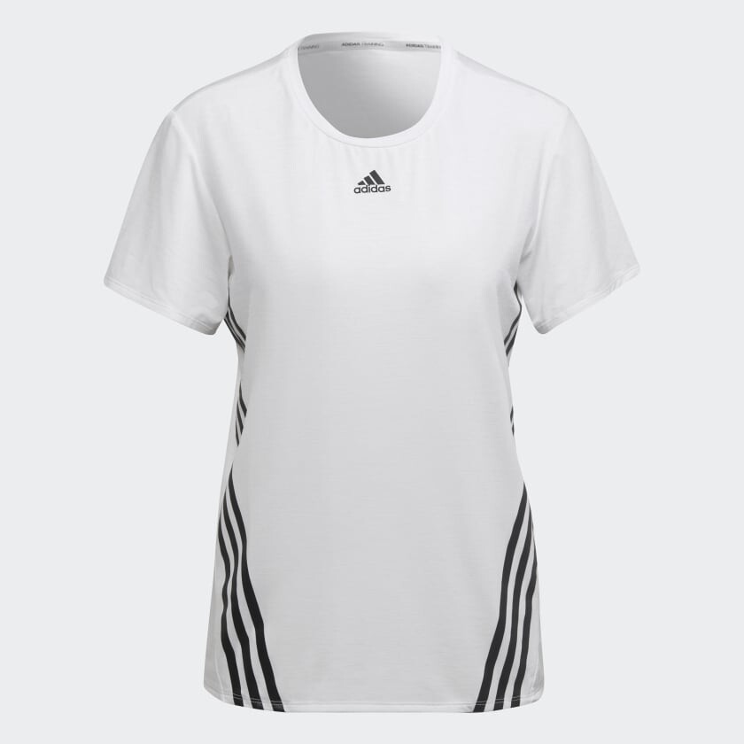 

Футболка Adidas TRAINICONS 3-Stripes Tee, белый/черный