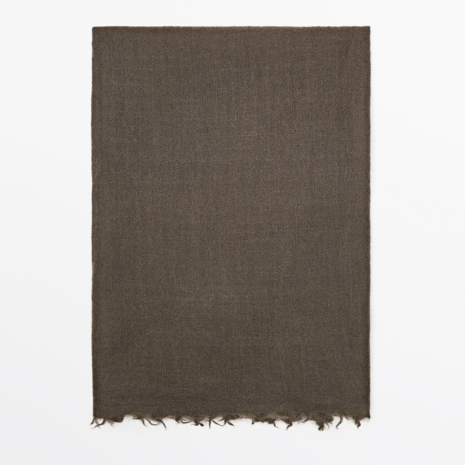 

Шарф Massimo Dutti 100% Wool, коричневый