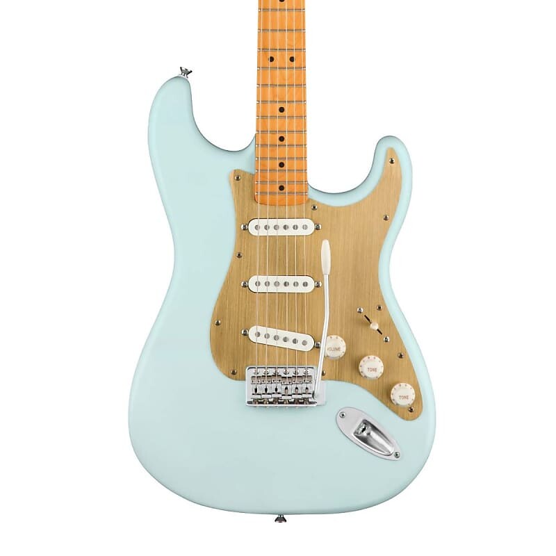

Squier 40th Anniversary Stratocaster, Vintage Edition - Satin Sonic Blue