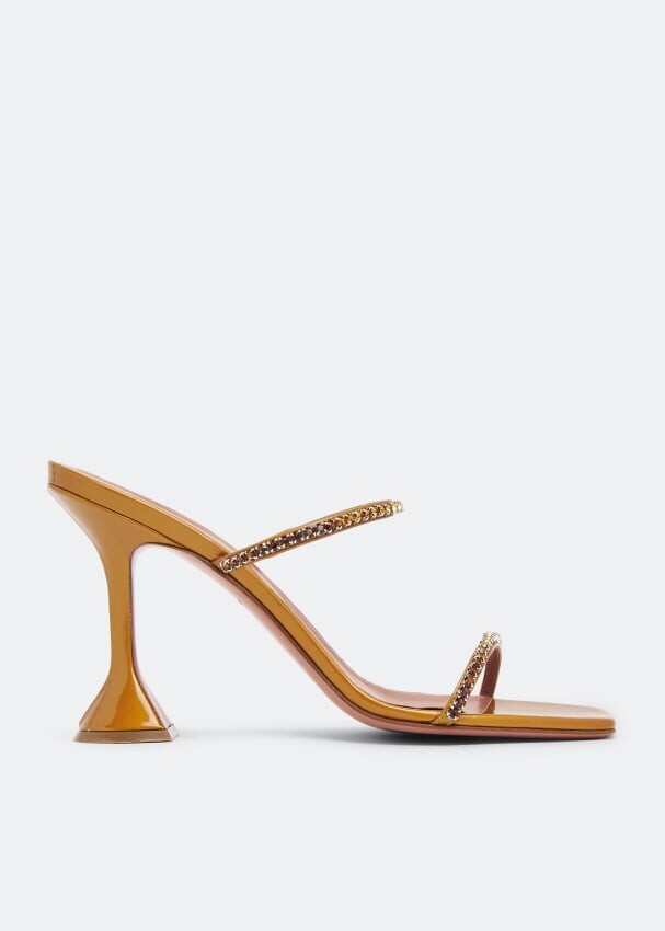 

Слиперы AMINA MUADDI Gilda slippers, коричневый