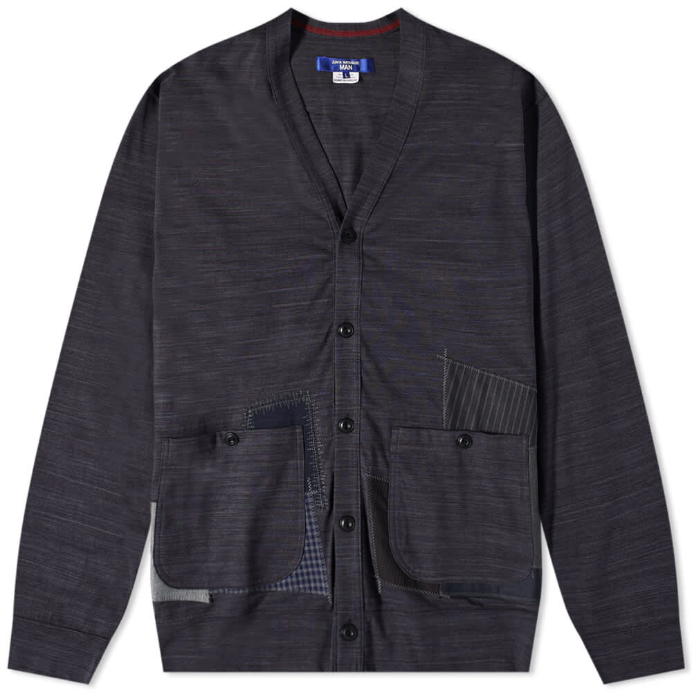 

Джемпер Junya Watanabe MAN Cotton Jersey Patchwork Mix Cardigan, Серый