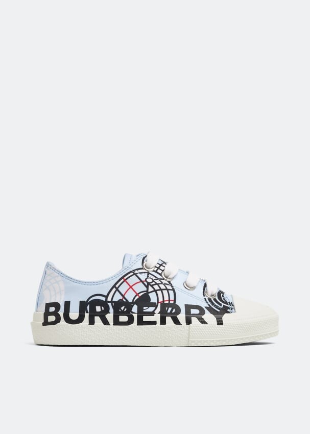 

Кроссовки BURBERRY Mini Larkhall sneakers, синий