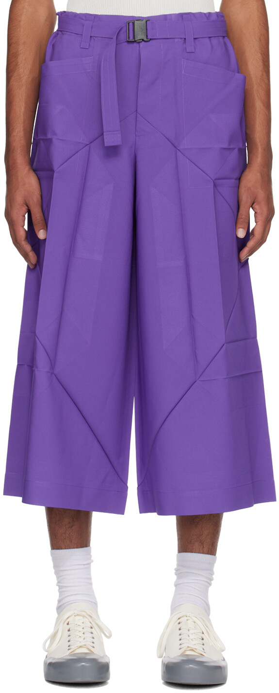 

Брюки с фиолетовыми краями 132 5. ISSEY MIYAKE, Фиолетовый