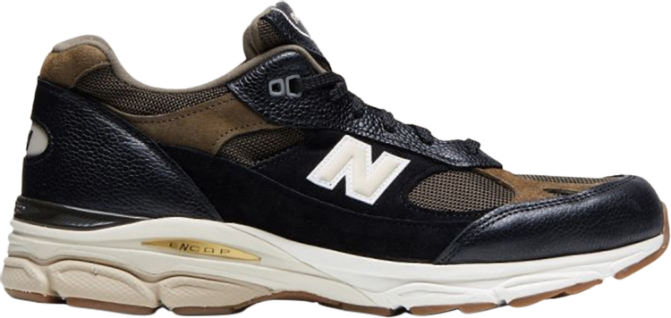 Лимитированные кроссовки New Balance 991.9 Made in England 'Caviar & Vodka', черный - фото