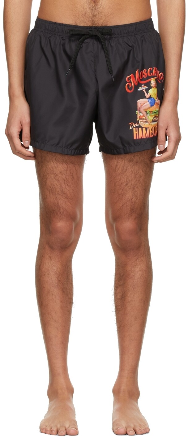 

Черные шорты для плавания Diner Group Moschino