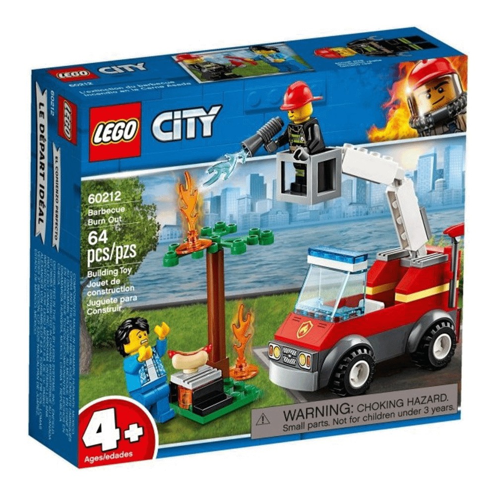 Конструктор LEGO City 60212 Пожар на пикнике lego city 60212 пожар на пикнике 64 дет