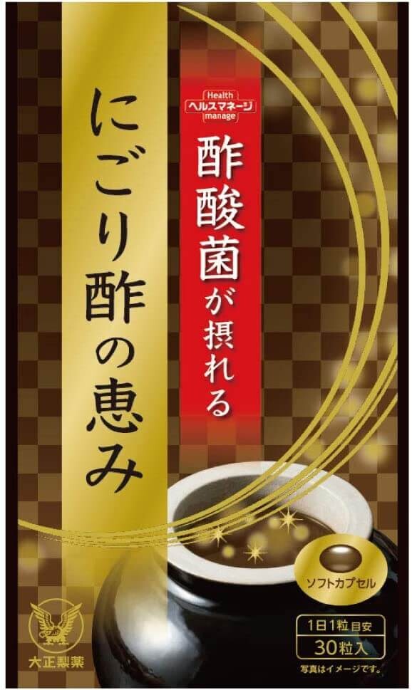 

Пищевая добавка Taisho Pharmaceutical с уксуснокислыми бактериями, 30 капсул