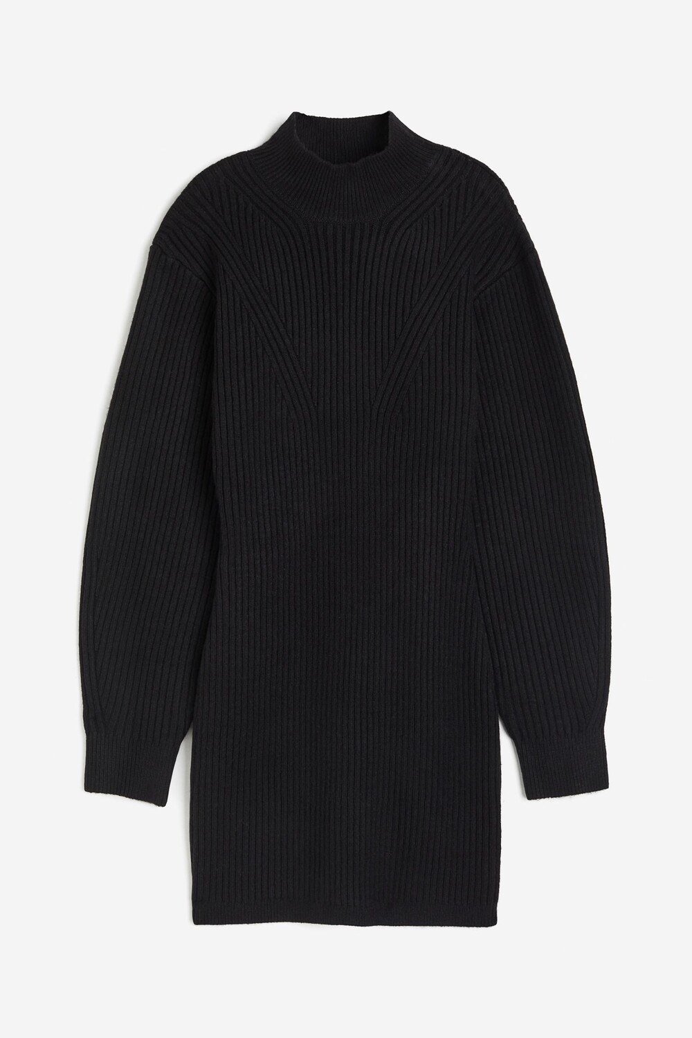 

Платье H&M Mock-turtleneck, черный