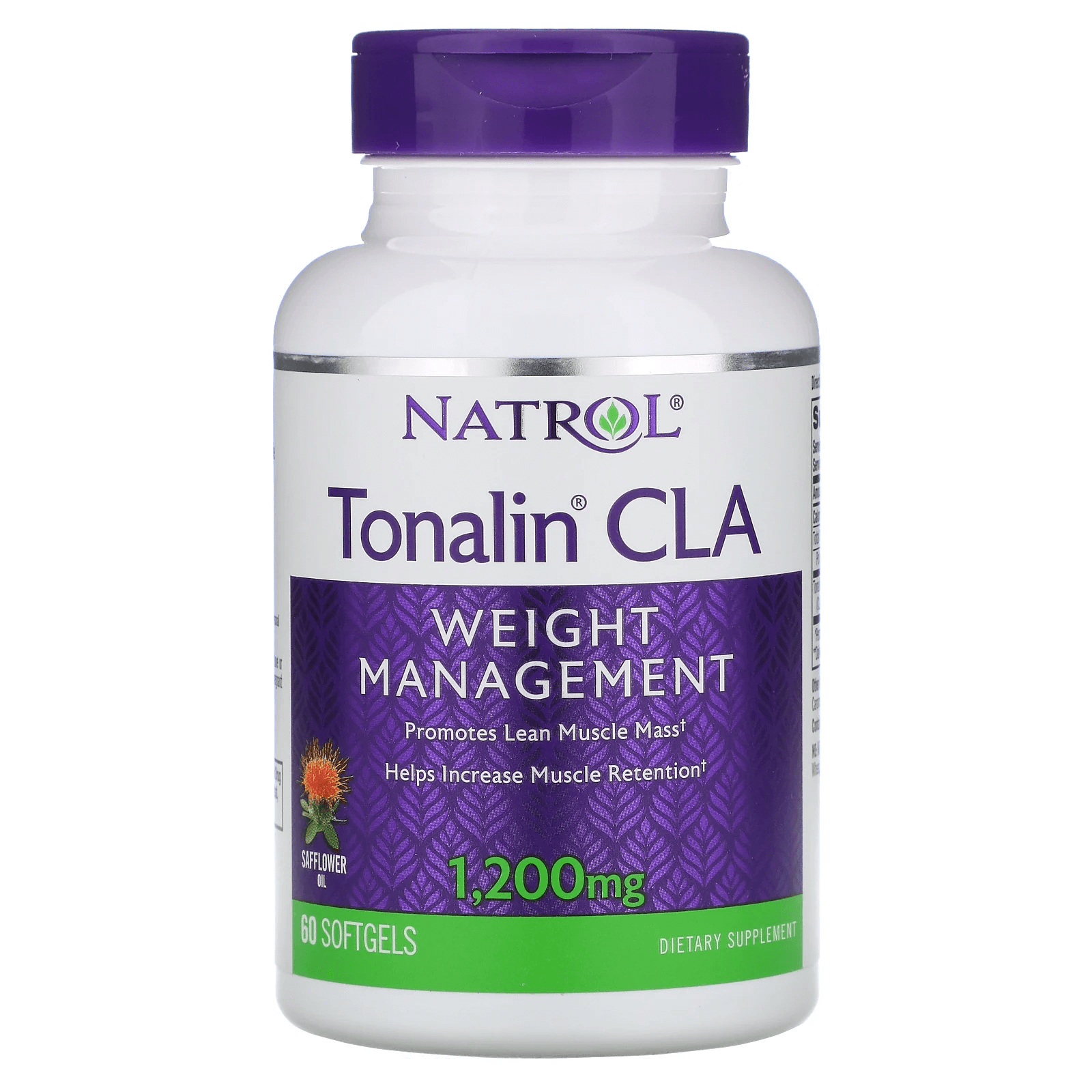 natrol cla tonalin 1200 мг 60 шт нейтральный Tonalin CLA, конъюгированная линолевая кислота (КЛК), 1200 мг, 60 мягких таблеток, Natrol