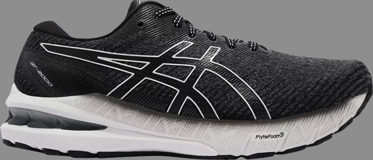 Лимитированные кроссовки wmns gt 2000 10 2e wide 'black white' Asics, черный - фото