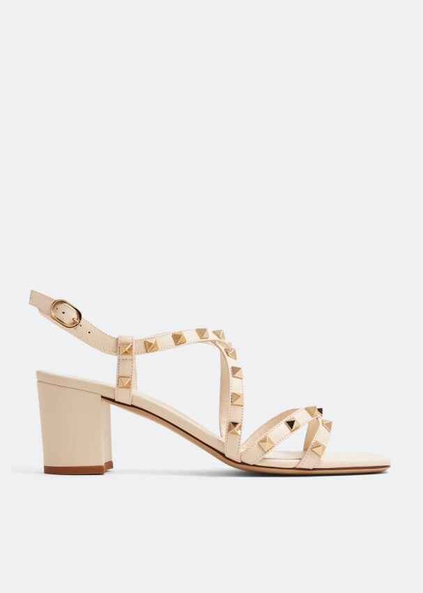 

Сандалии Valentino Garavani Rockstud, белый