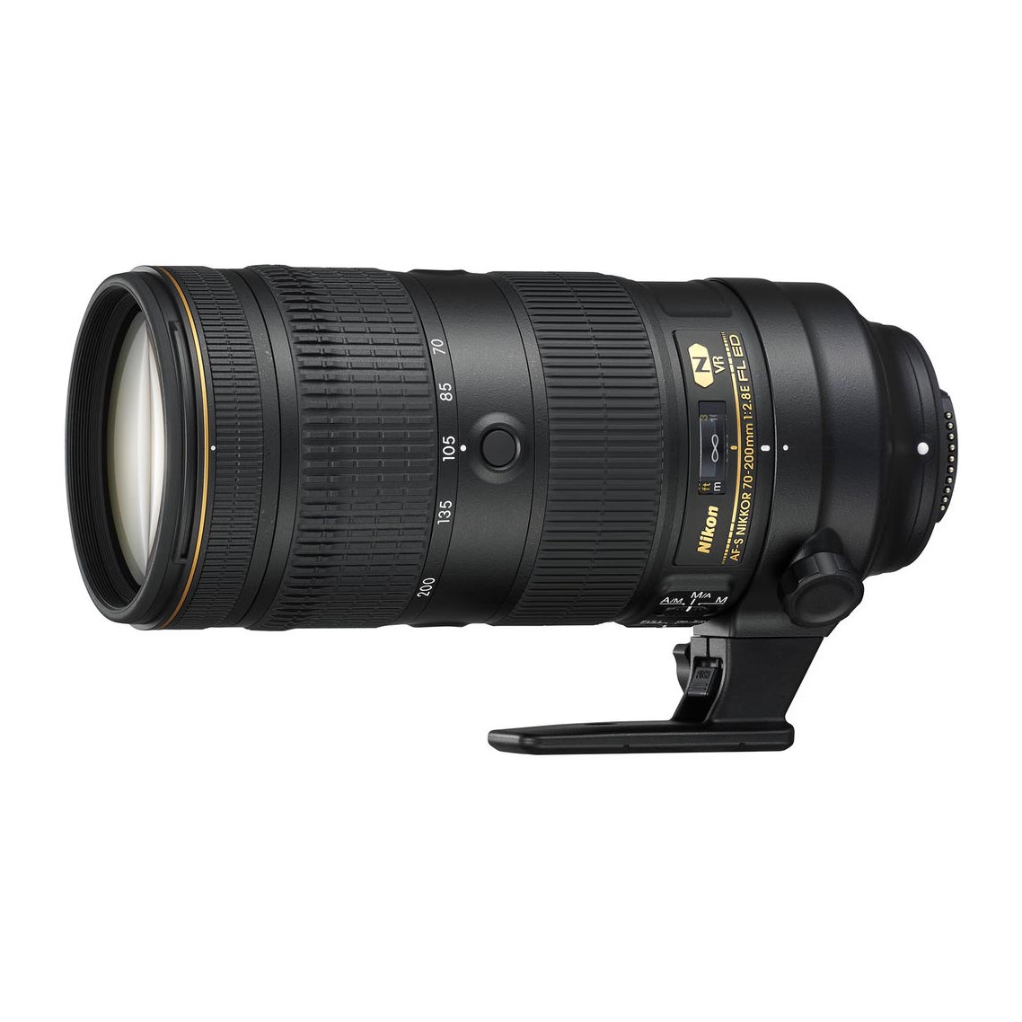 Объектив Nikon AF-S Nikkor 70-200mm f/2.8E FL ED VR, черный бленда nikon hb 37 lens hood для afs dx vr 55 200