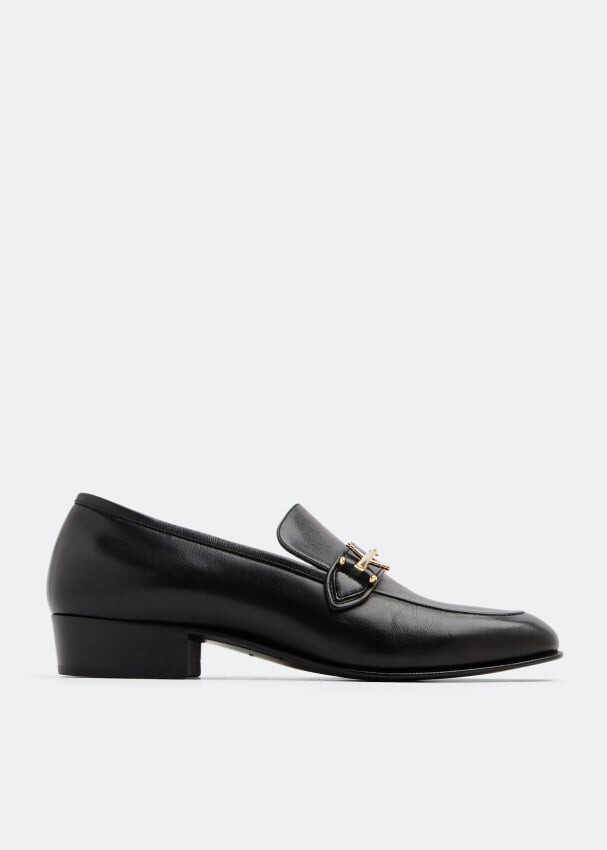 

Лоферы SAINT LAURENT Solferino loafers, черный