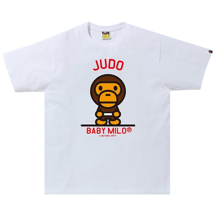 

Футболка BAPE Milo Judo Sports Tee 'White', белый