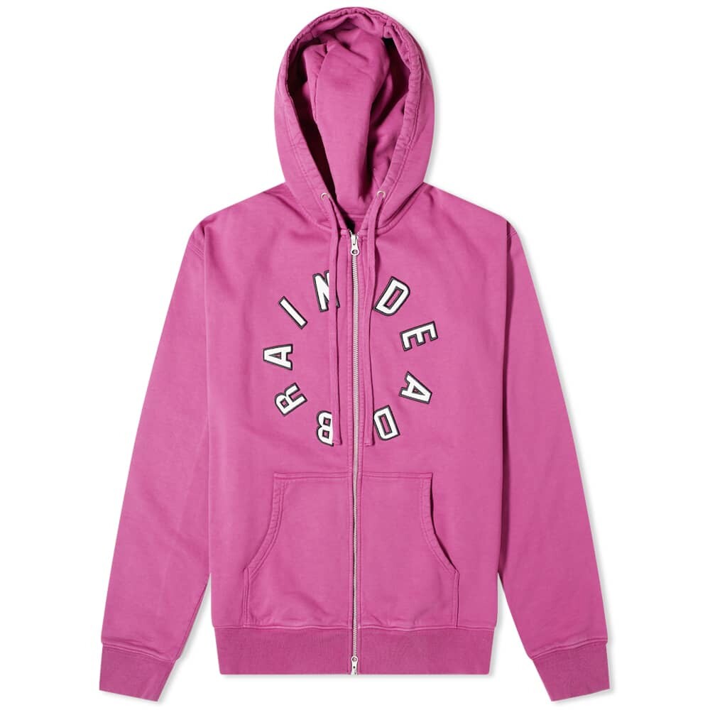 

Толстовка Brain Dead Collegiate Zip Hoody, Розовый