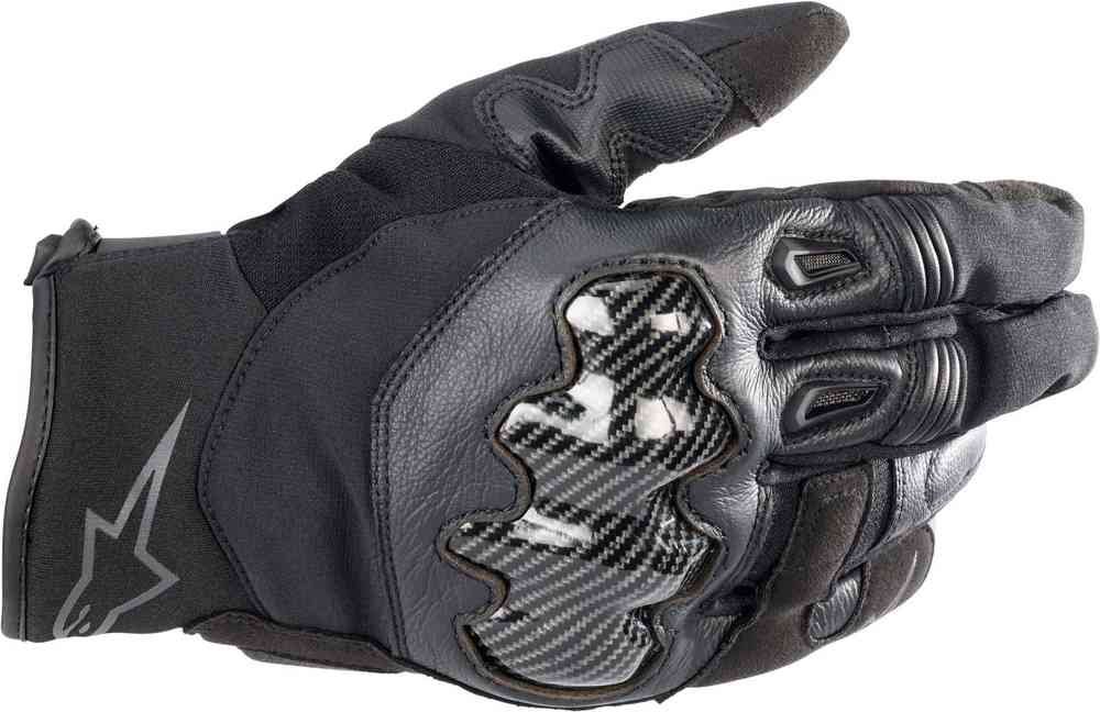 перчатки для мотокросса smx e alpinestars черно белый Водонепроницаемые мотоциклетные перчатки SMX-1 Drystar Alpinestars, черный