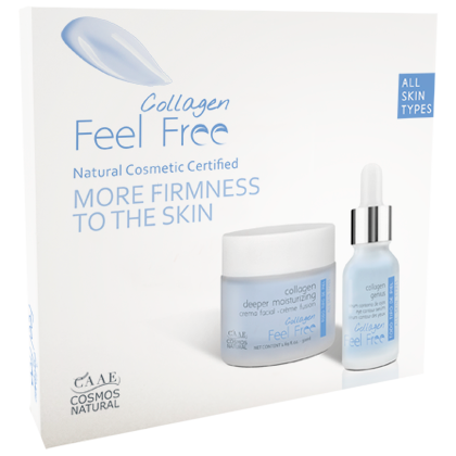 Набор: крем для лица Feel Free Collagen, 30 мл интенсивно увлажняющий крем для кожи вокруг глаз