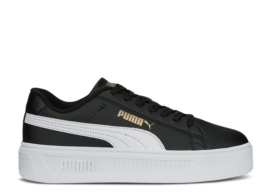 

Кроссовки Puma Wmns Smash Platform V3, цвет Black White Gold