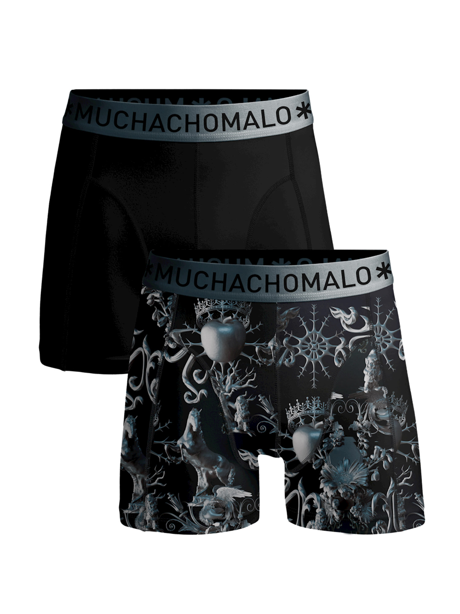Боксеры Muchachomalo 2er-Set: Boxershorts, цвет Multicolor/Grey боксеры muchachomalo 2er set boxershorts цвет blue blue