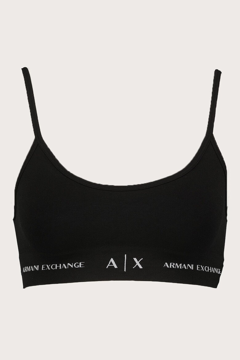 

Бралет с логотипом Armani Exchange, черный