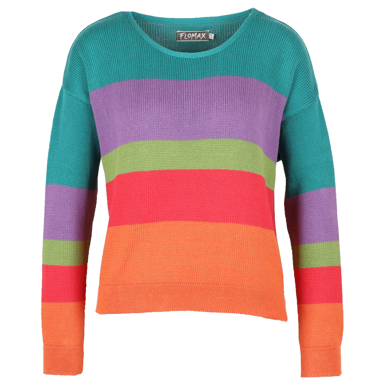 

Пуловер Flomax Women's Oversize Emy, цвет Petrol/Bunt