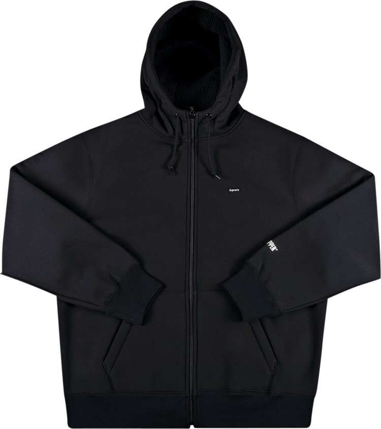 

Толстовка Supreme x WINDSTOPPER Zip Up Hooded Sweatshirt 'Black', черный
