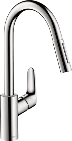 

Смеситель для кухни Hansgrohe Focus HighArc с выдвижным механизмом, chrome