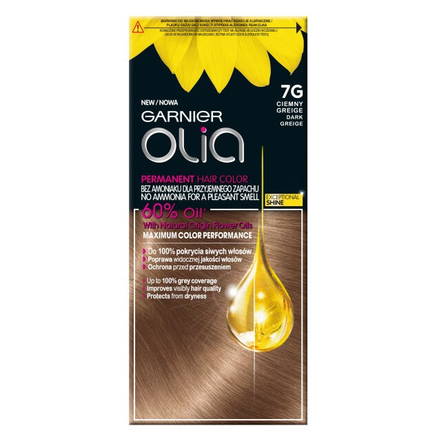 

Garnier Краска для волос Olia 7G Dark Greige