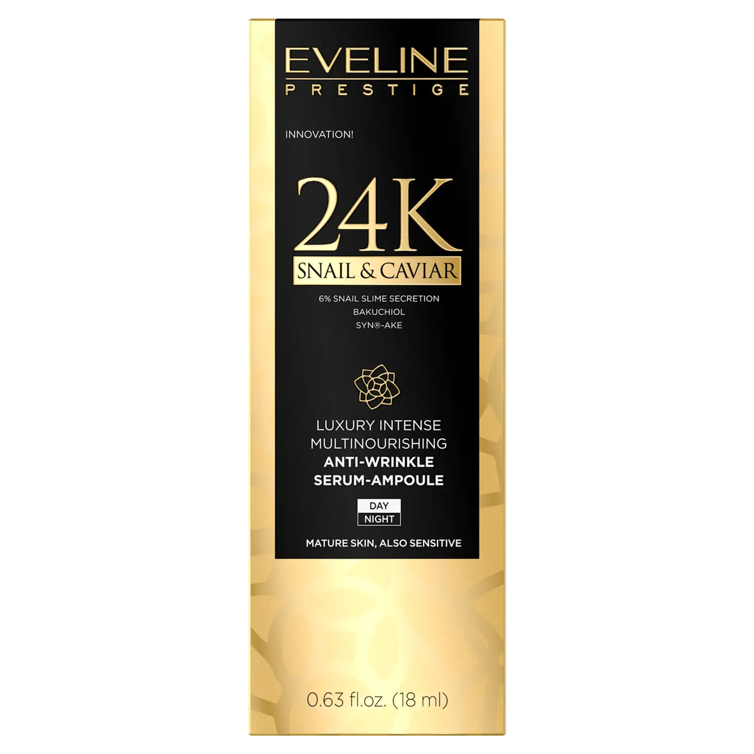 

Eveline Cosmetics Prestige 24K Сыворотка для лица против морщин, 18 мл