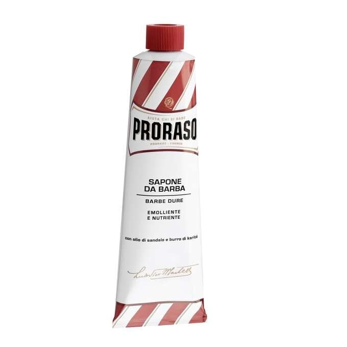 

Proraso Смягчающее мыло для бритья Sapone Da Barba с маслом сандалового дерева и маслом ши 150мл