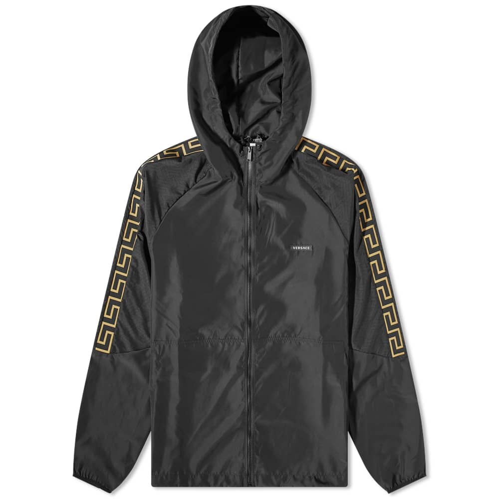 

Спортивная куртка с капюшоном и капюшоном с логотипом Versace, Серый
