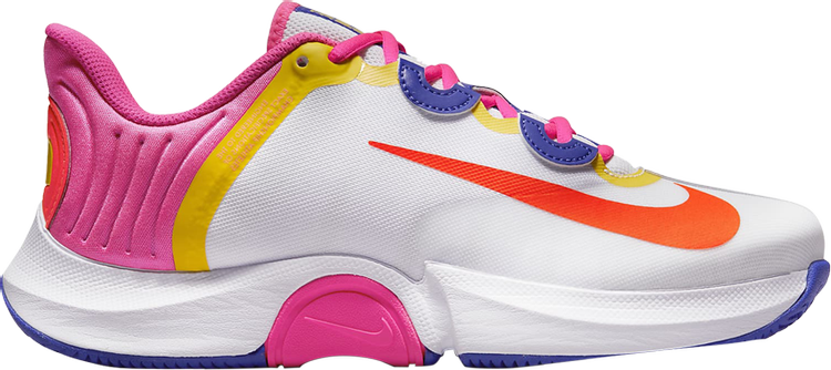 Кроссовки Nike Naomi Osaka x Wmns NikeCourt Air Zoom GP Turbo 'White Hyper Pink', белый фото