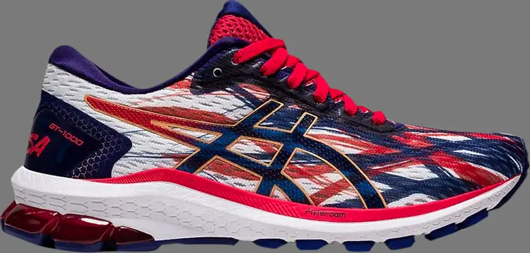 

Кроссовки wmns gt 1000 9 'usa' Asics, многоцветный