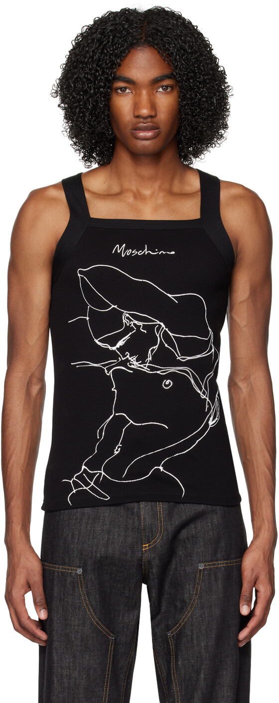 

Черная майка Tony Viramontes Archive Moschino