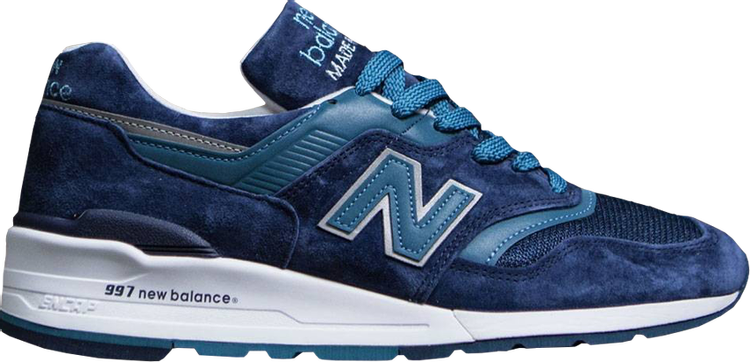 Лимитированные кроссовки New Balance 997, синий - фото