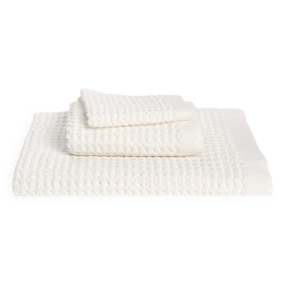 

Комплект полотенец Onsen Waffle Cotton Bath, 3 предмета, белый