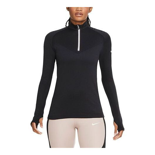 

Спортивная толстовка (WMNS) Nike Run Division Black CU6192-010, черный