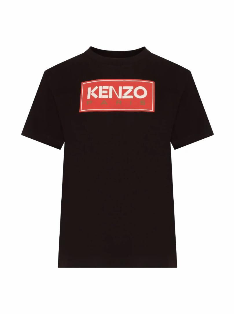 

Хлопковая футболка с логотипом Kenzo