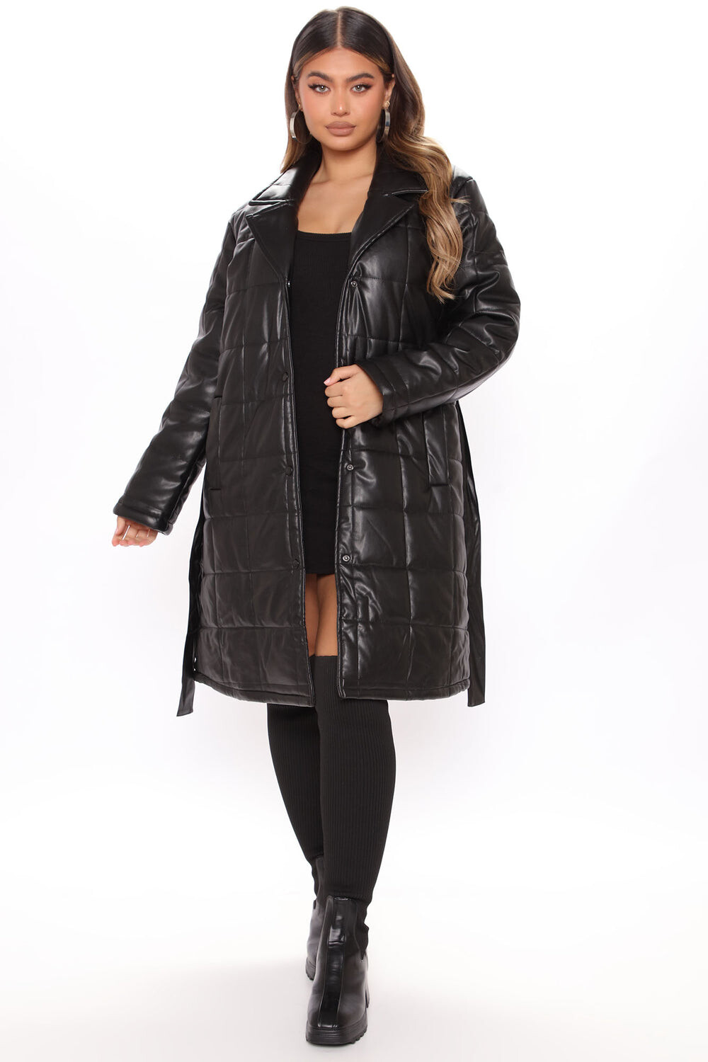 

Пуховик Fashion Nova 79303, черный