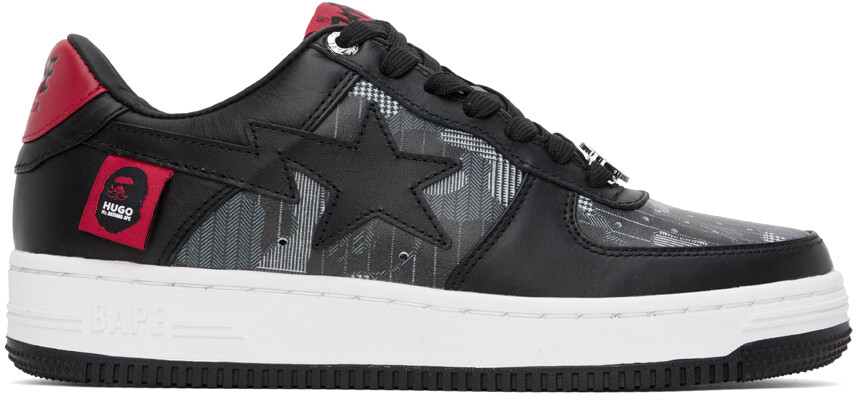 

Черные кроссовки Mr. Bathing Ape Edition Bapesta Hugo