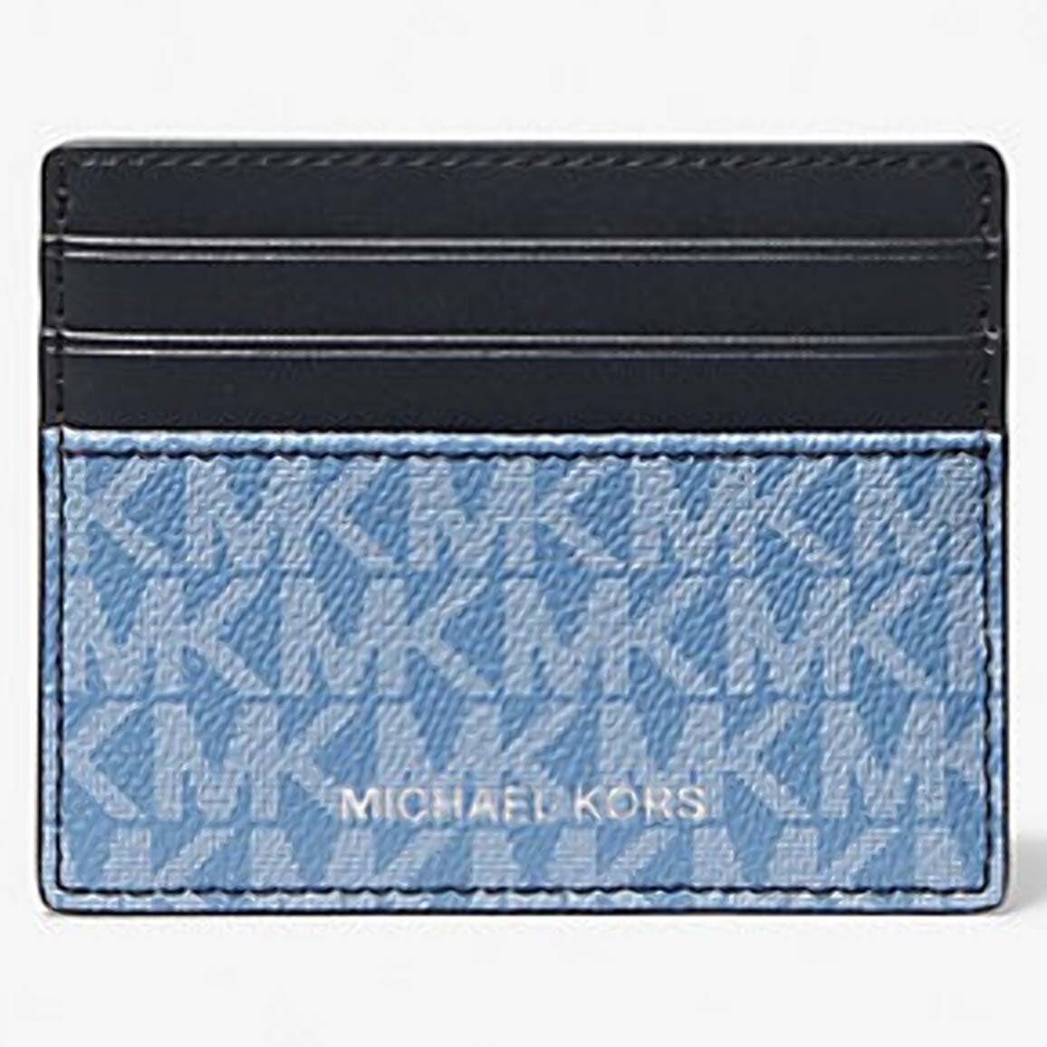 

Картхолдер Michael Kors Greyson Logo Tall, голубой